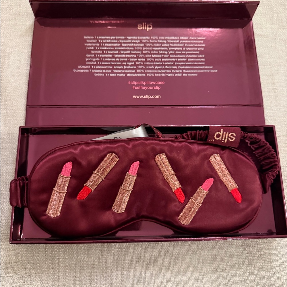 Slip Silk Sleep Mask Lipstick